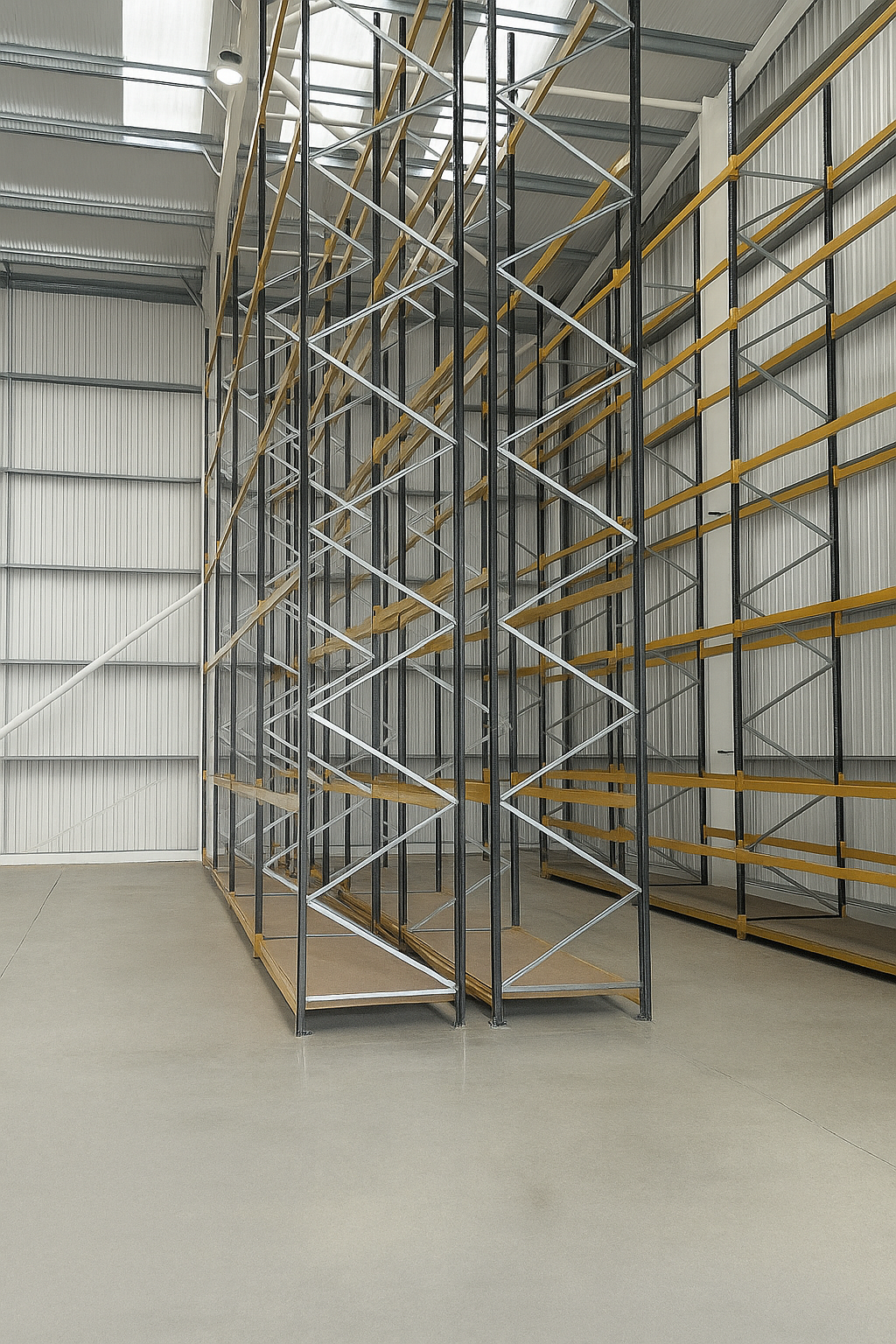 Diagram showing the pallet storage process